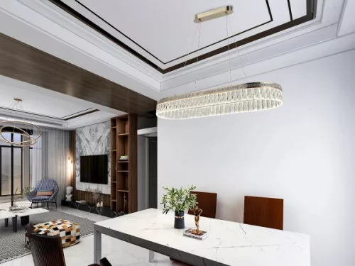 THALIA LED DESIGN KRISTÁLYCSILLÁR FÜGGŐLÁMPA+vezérlés 50W