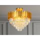 PLAZA LED DESIGN KRISTÁLYCSILLÁR MENNYEZETI LÁMPA 9x40W