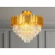 PLAZA LED DESIGN KRISTÁLYCSILLÁR MENNYEZETI LÁMPA 9x40W