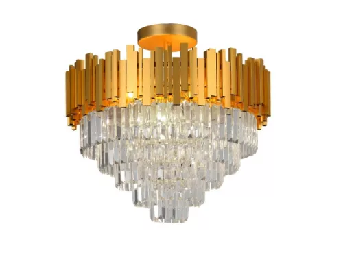 PLAZA LED DESIGN KRISTÁLYCSILLÁR MENNYEZETI LÁMPA 9x40W