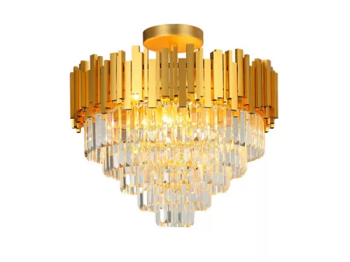 PLAZA LED DESIGN KRISTÁLYCSILLÁR MENNYEZETI LÁMPA 9x40W