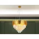 PLAZA LED DESIGN KRISTÁLYCSILLÁR FÜGGŐLÁMPA 9x40W