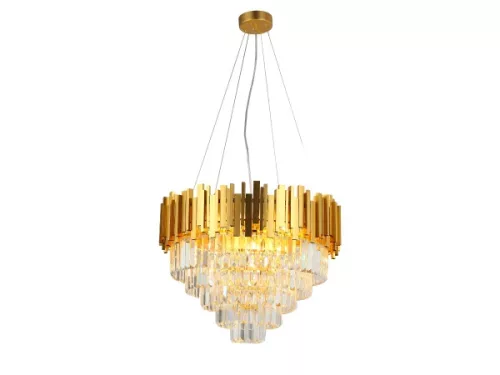 PLAZA LED DESIGN KRISTÁLYCSILLÁR FÜGGŐLÁMPA 9x40W