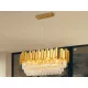 PLAZA LED DESIGN KRISTÁLYCSILLÁR FÜGGŐLÁMPA 10x40W