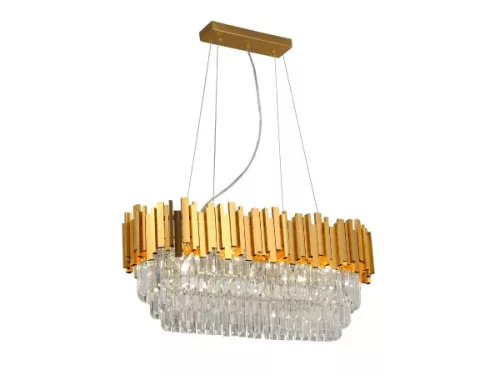 PLAZA LED DESIGN KRISTÁLYCSILLÁR FÜGGŐLÁMPA 10x40W