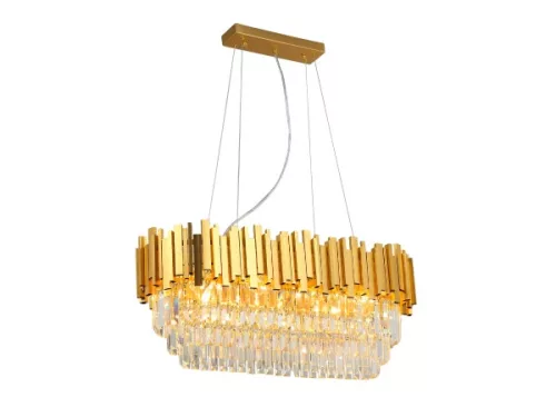 PLAZA LED DESIGN KRISTÁLYCSILLÁR FÜGGŐLÁMPA 10x40W