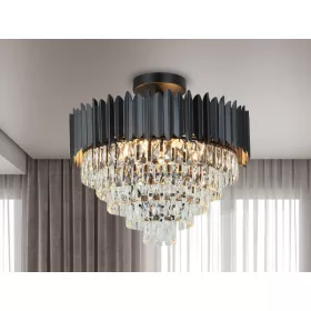 CARLOS LED DESIGN KRISTÁLYCSILLÁR MENNYEZETI LÁMPA 9x40W