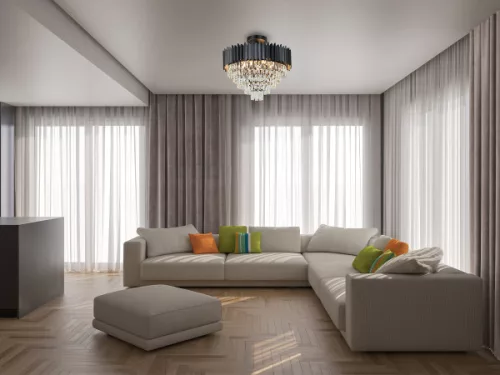 CARLOS LED DESIGN KRISTÁLYCSILLÁR MENNYEZETI LÁMPA 9x40W
