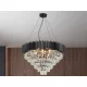 CARLOS LED DESIGN KRISTÁLYCSILLÁR FÜGGŐLÁMPA 11x40W