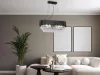 CARLOS LED DESIGN KRISTÁLYCSILLÁR FÜGGŐLÁMPA 10x40W