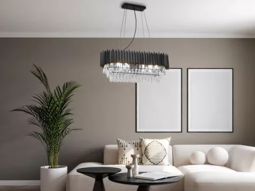 CARLOS LED DESIGN KRISTÁLYCSILLÁR FÜGGŐLÁMPA 10x40W
