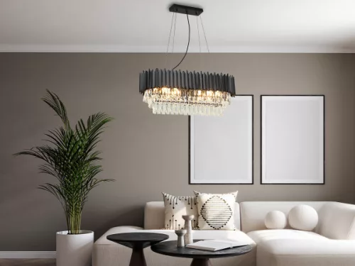 CARLOS LED DESIGN KRISTÁLYCSILLÁR FÜGGŐLÁMPA 10x40W