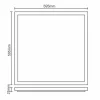 LED PANEL BACKLITE 40W/595X595/SMD/4000K/WH 