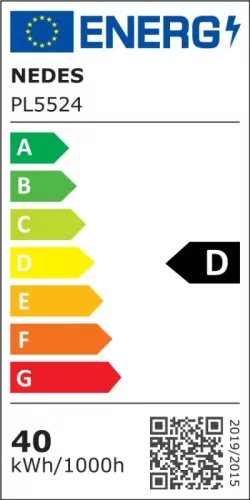 LED PANEL BACKLITE 40W/595X595/SMD/4000K/WH