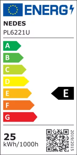 LED PANEL BACKLITE 25W/295X595/SMD/4000K/WH UGR19