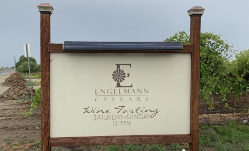  Napelemes reklám és hírdetőtábla világító 120cm