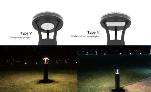 UFO IK10 NAPELEMES VANDÁLBIZTOS KERTI OSZLOP 90CM