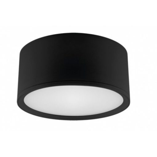 Strühm Rolen 15 W-os ø150 mm fekete színű kerek natúr fehér mennyezeti lámpa IP20-as védettségű
