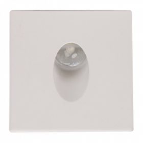   Strühm Zumrut négyzet alakú, natúr fehér, fehér beltéri LED-es lépcső világítás