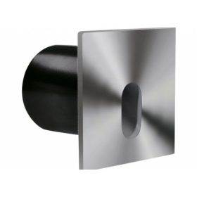   Strühm Rafi négyzet alakú, natúr fehér, matt króm beltéri LED-es lépcső világítás