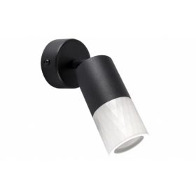   Strühm Piano Spt fekete/fehér fali lámpa GU10-es foglalattal