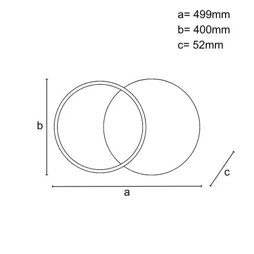 LED DESIGN MENNYEZETI LÁMPA+VEZÉRLÉS 60W