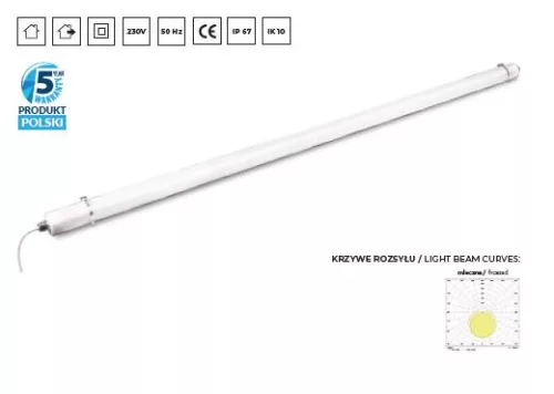 PERFANDLED TELDA 20W LED-ES POR ÉS PÁRAMENTES LÁMPATEST IP67, IK10  -35°C-IG!