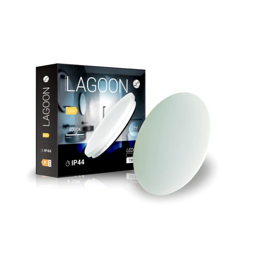 Lagoon 12 W-os ø230 mm kerek natúr fehér mennyezeti lámpa IP44-es védettségű