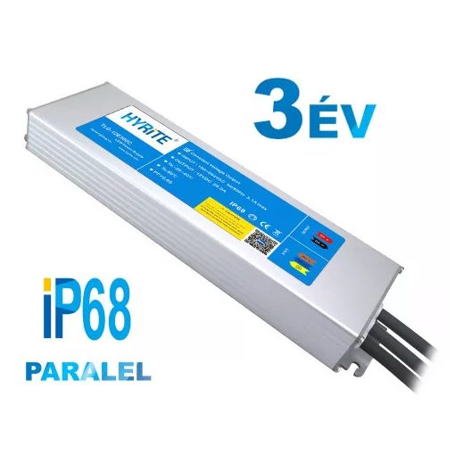 HYRITE TLG-12E300C, LED tápegység, 300W / 12V, IP68, paralel funkció