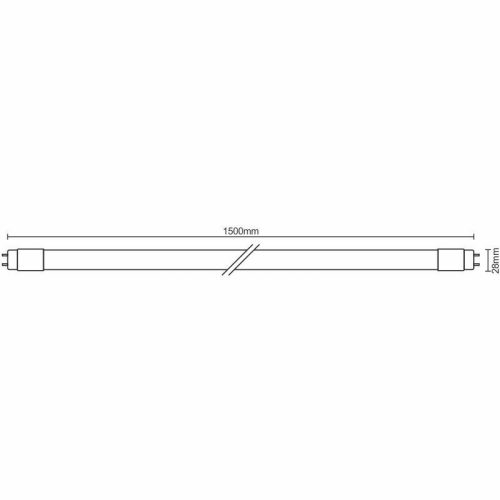 LED FÉNYCSŐ 22W-T8/1500MM/6500K