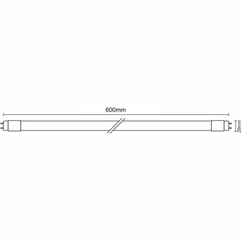 LED FÉNYCSŐ 9W-T8/600MM/4100K/1350LM