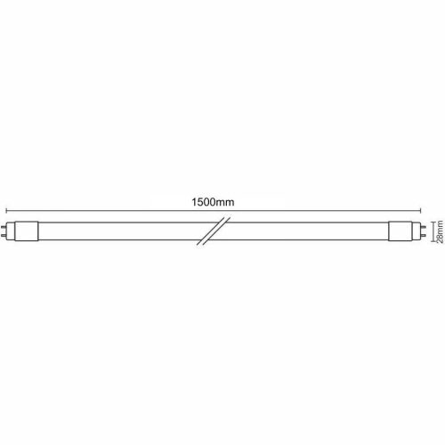 LED FÉNYCSŐ 22W-T8/1500MM/4100K/3300LM