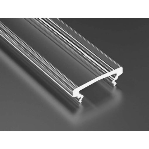 Magasított Átlátszó PVC takaróprofilok 1 méteres profilokhoz