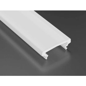   Magasított tejfehér PVC takaróprofilok 2 méteres profilokhoz