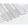 Tejfehér PVC takaróprofil Keskeny 2 méteres profilokhoz
