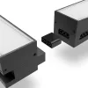 Design LED moduláris Videx 24W-os, 60 cm-es, 5000 K, fekete színű lámpa a BNL02 sorozathoz