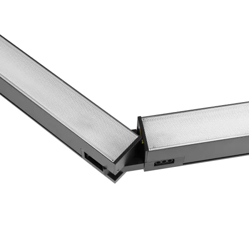 Design LED moduláris Videx 24W-os, 60 cm-es, 5000 K, fekete színű lámpa a BNL02 sorozathoz