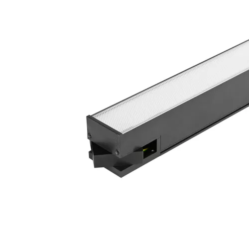 Design LED moduláris Videx 50 W-os, 120 cm-es, 5000 K, fekete színű lámpa a BNL02 sorozathoz