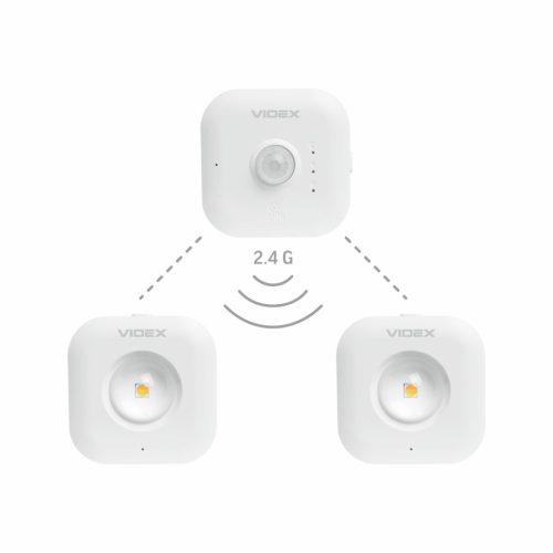 Videx 2 db LED-es lámpa, mágneses hátlappal és mozgásérzékelővel 3000-6500K