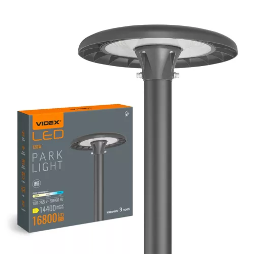 VIDEX LED parkvilágítás, 80-120W, 3000-6500K