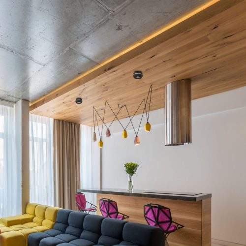 Videx fekete mennyezetre/süllyeszthető keret, fényforrás nélkül