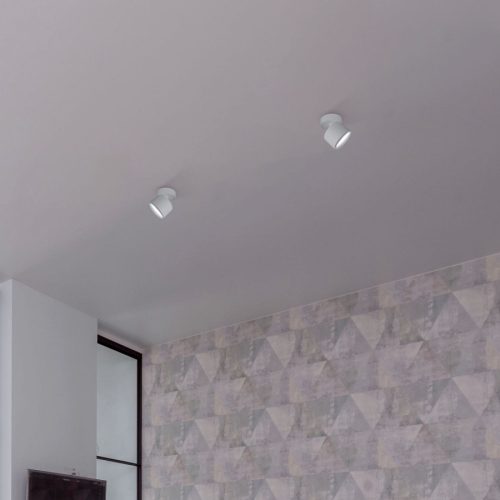 Videx fehér állítható mennyezeti lámpa keret, fényforrás nélkül