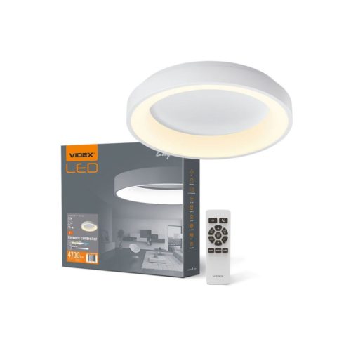 Videx Led Edge 72 W-os,ø450mm fehér LED távirányítós mennyezeti lámpa