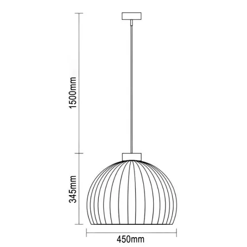 TÖMÖR FA LÁMPA  E27/450