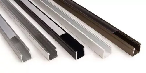 Led profil led szalagokhoz Magas falú  bronz 1 méteres alumínium
