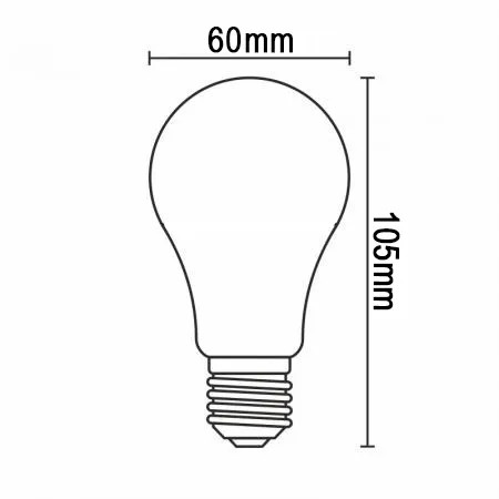 DESIGN LED IZZÓ FILAMENT 7,3W-A60/E27/4000K