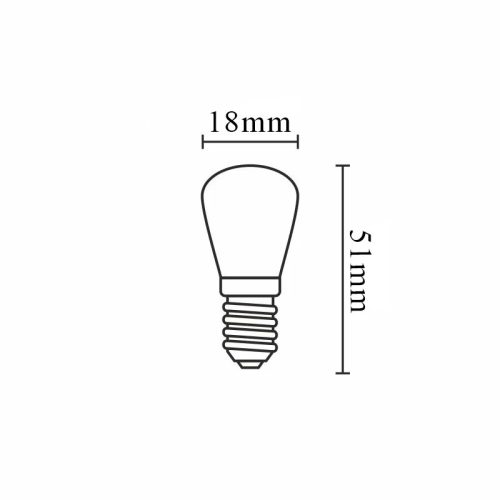 LED IZZÓ 3,5W-MINI/E14/COB/4000K