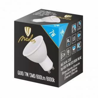 LED IZZÓ 7W-GU10/SMD/6500K