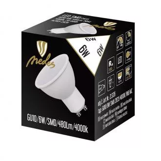 LED IZZÓ 6W-GU10/SMD/4000K