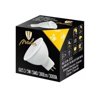 LED IZZÓ 5W-GU5,3/MR16/SMD/3000K